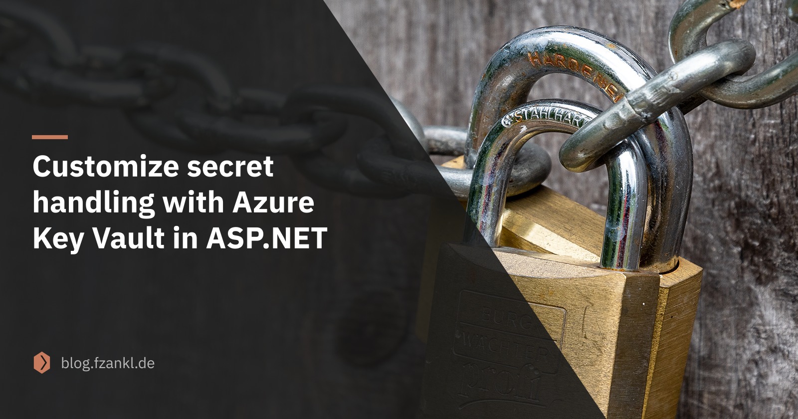 Customize secret handling with Azure Key Vault in ASP.NET