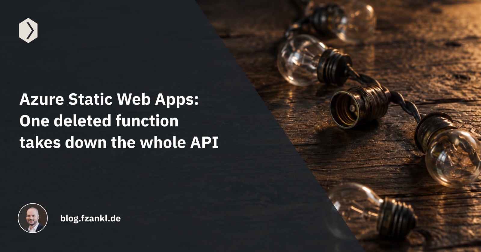Azure Static Web Apps: One deleted function takes down the whole API