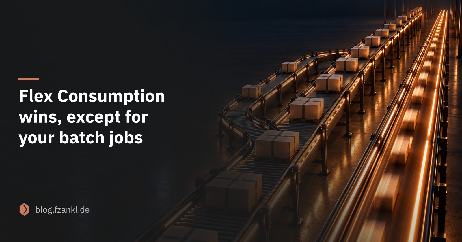 Flex Consumption wins, except for your batch jobs