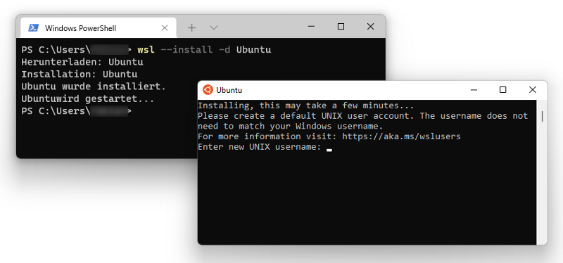 Installation of WSL 2 on Windows 11